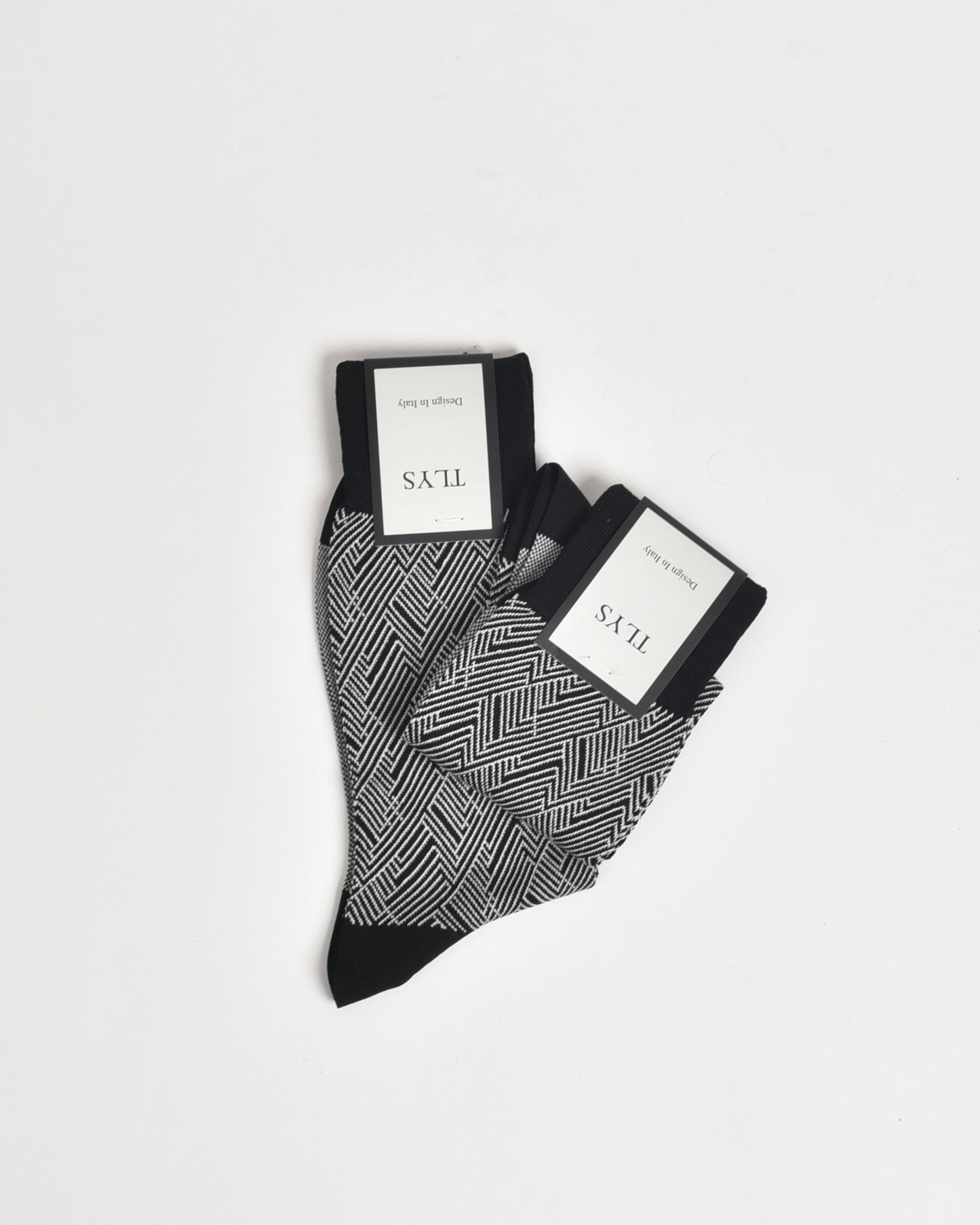 Black and gray formal Socks for men in cotton