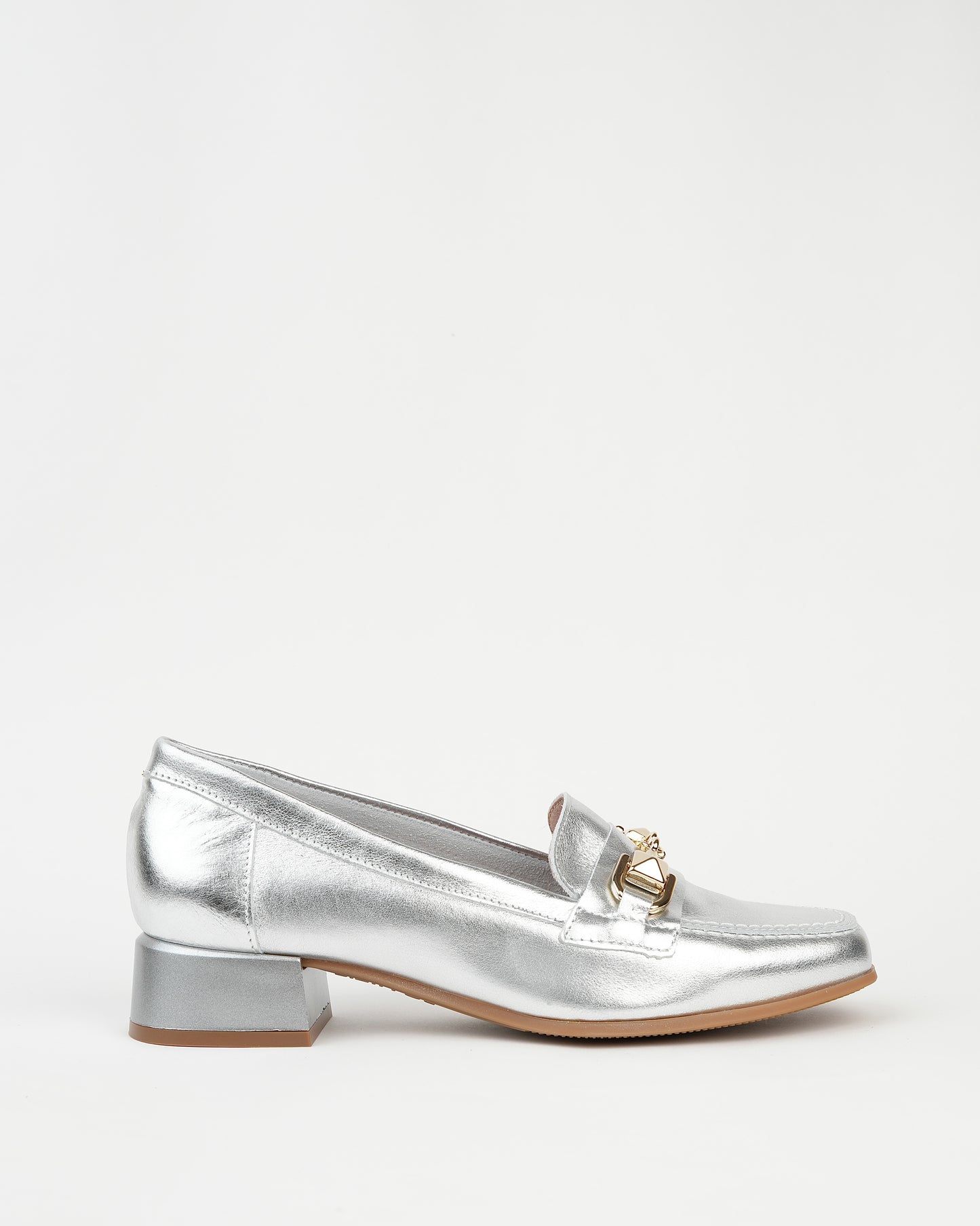 Pitillos spanish mid low shoes for women in silver