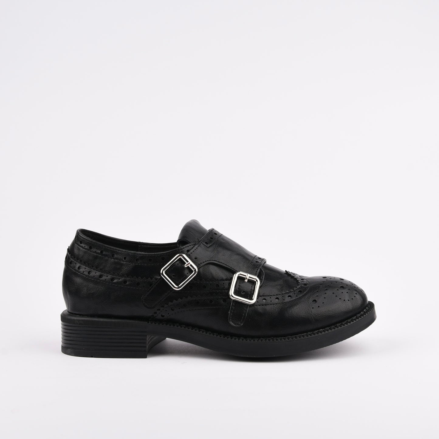 Shalapi oxford loafers shoes for women in black