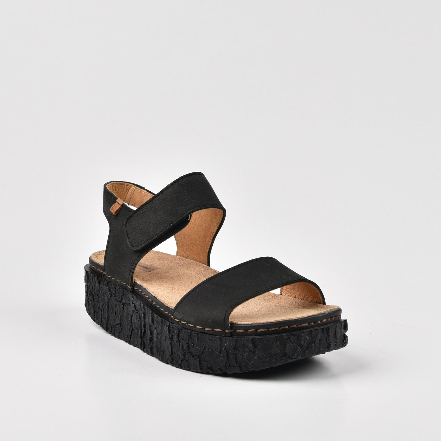 Art Spanish Strap Sandal for Women in Pleasant Black.