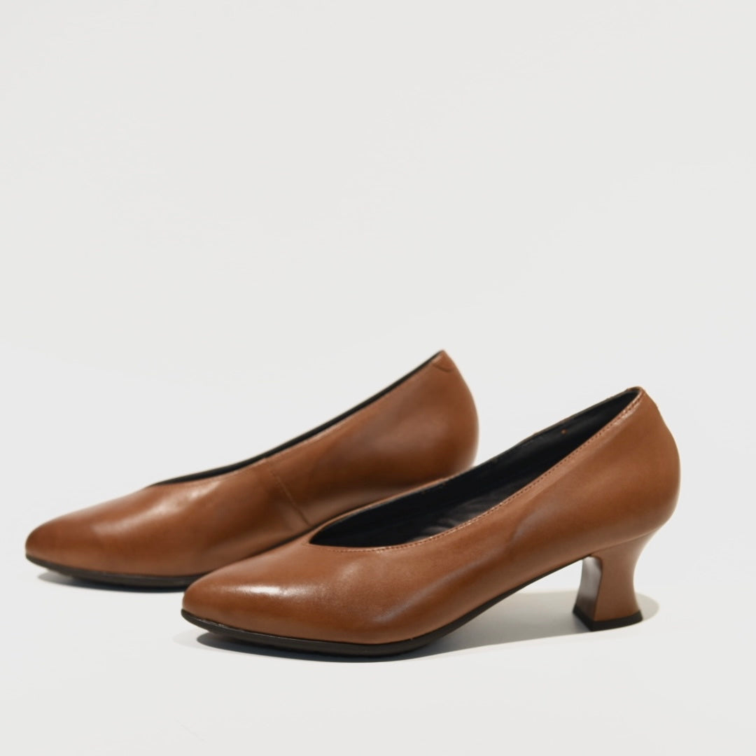 Pitillos 100% Genuine Leather Spanish Shoes in Camel