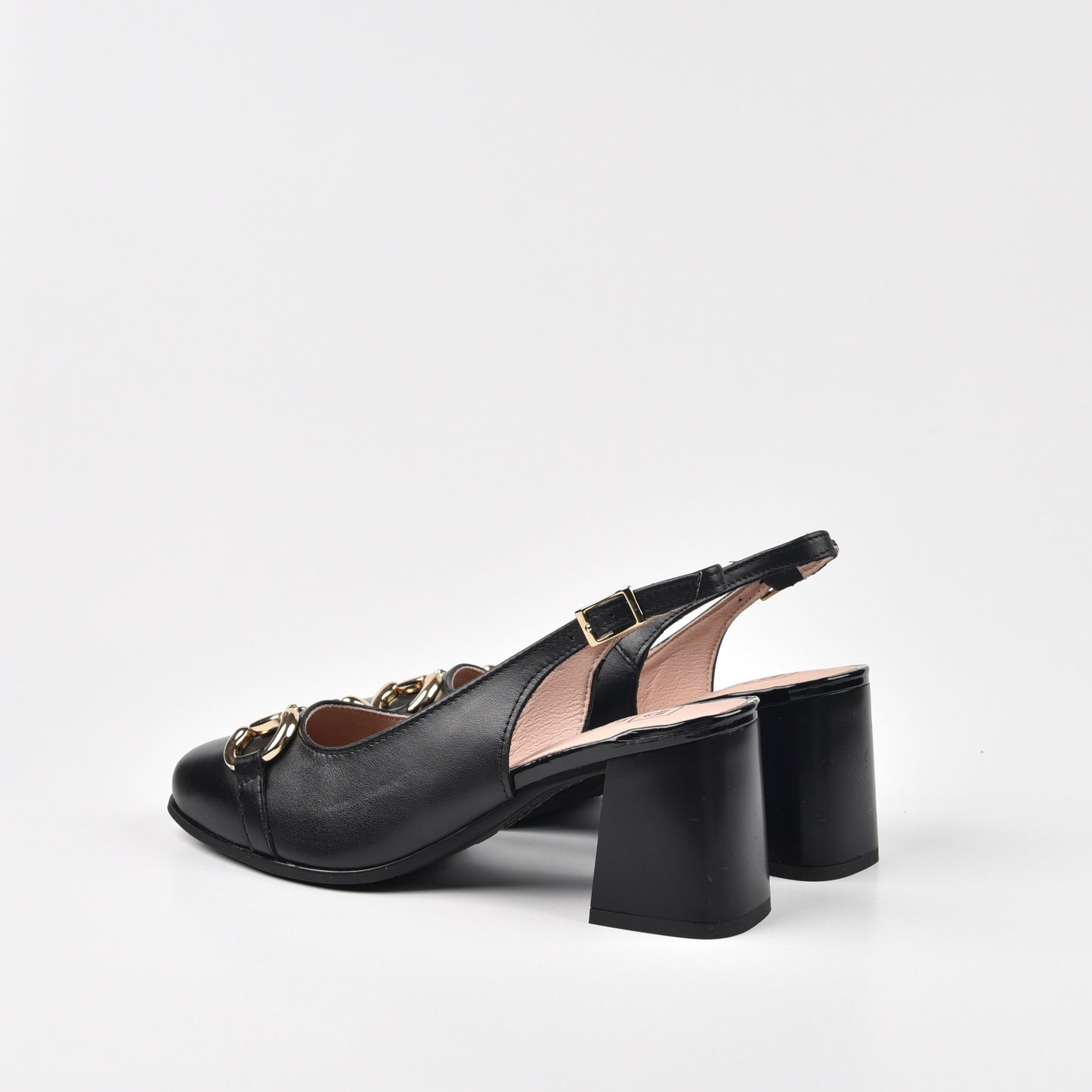 Pitillos Spanish High Heel Sandal for Women in Black.