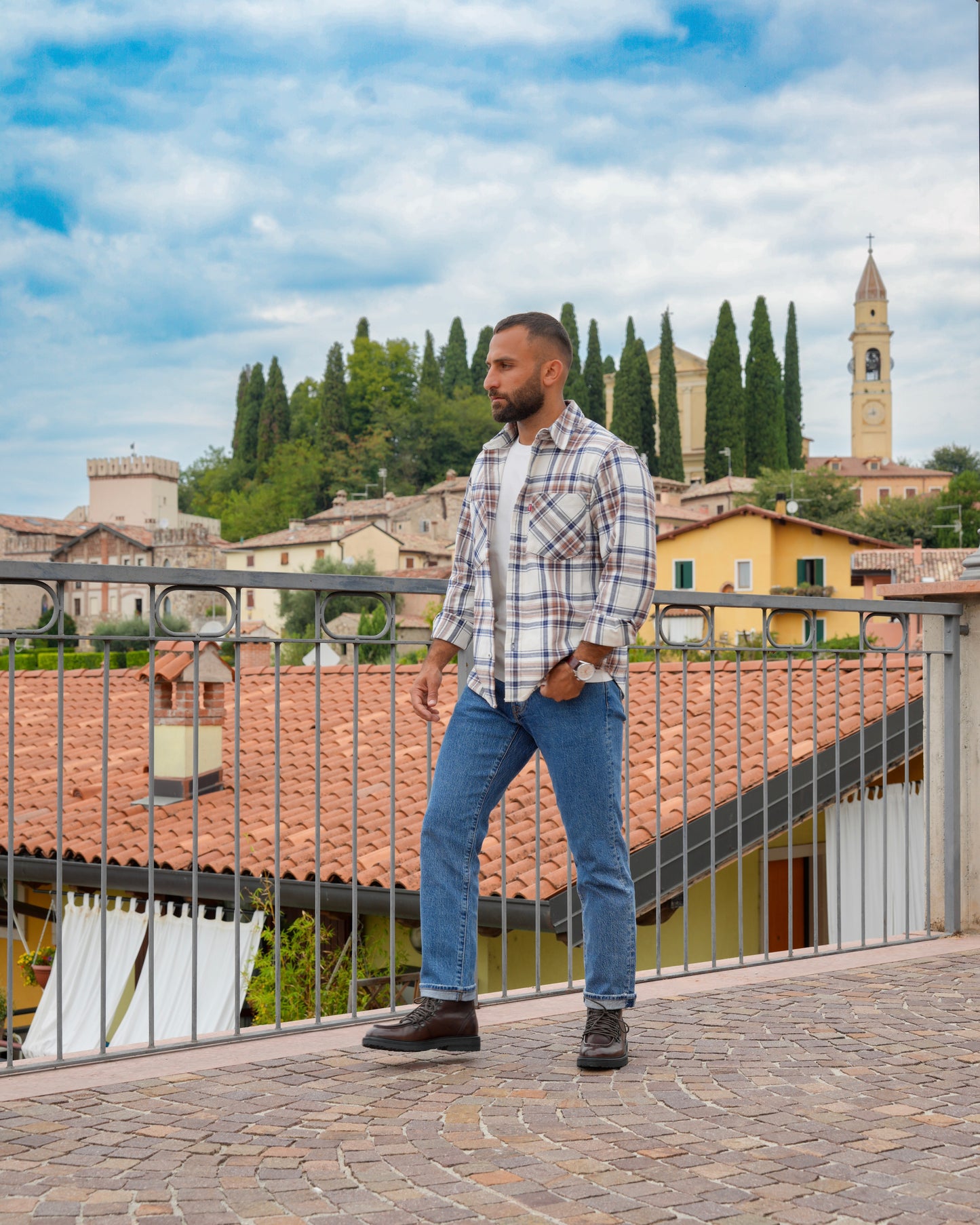 Shalapi boots in Grain leather for men in Brown