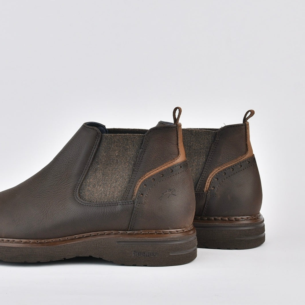 Fluchos Spanish Chelsea boots for men in brown