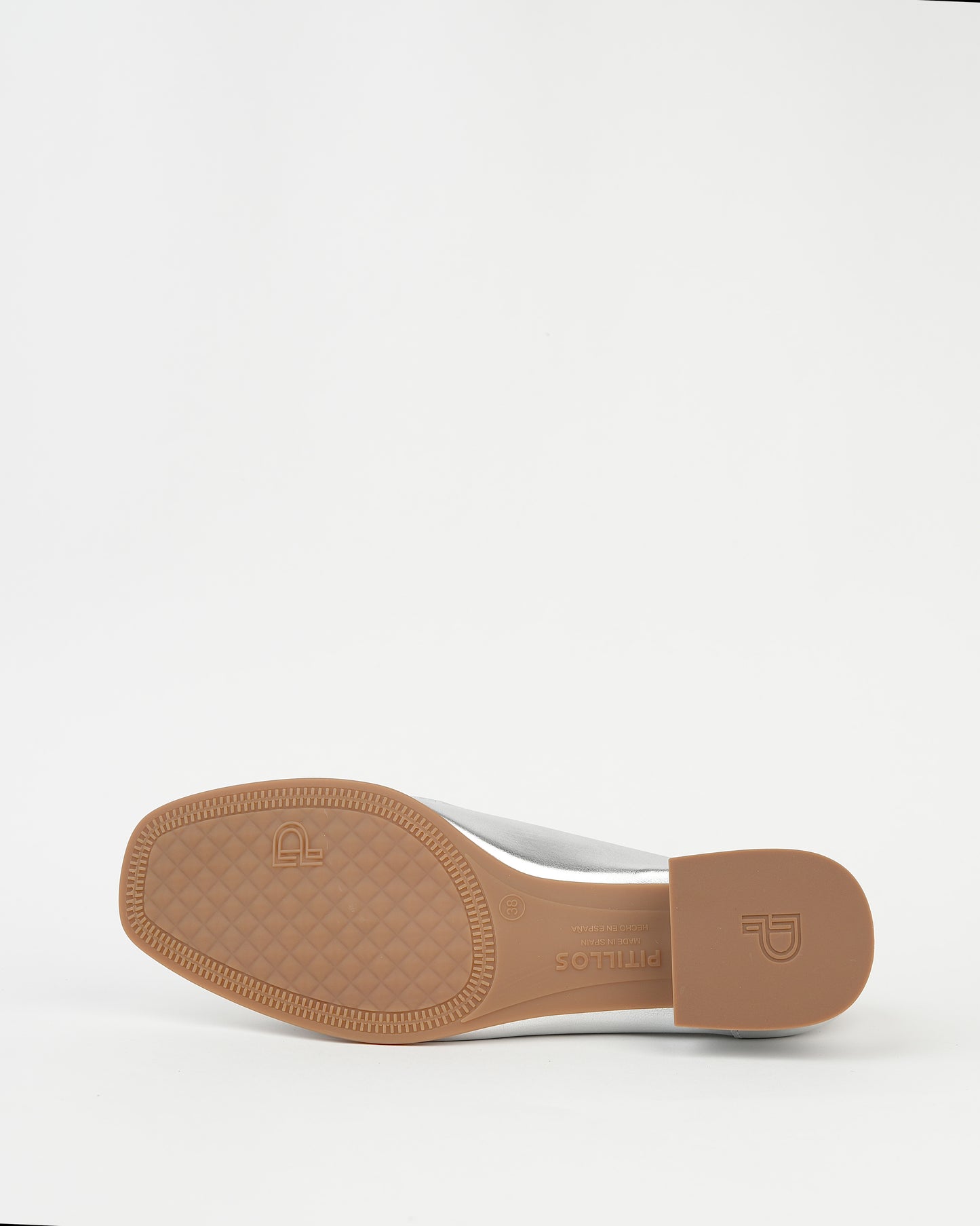 Pitillos spanish mid low shoes for women in silver