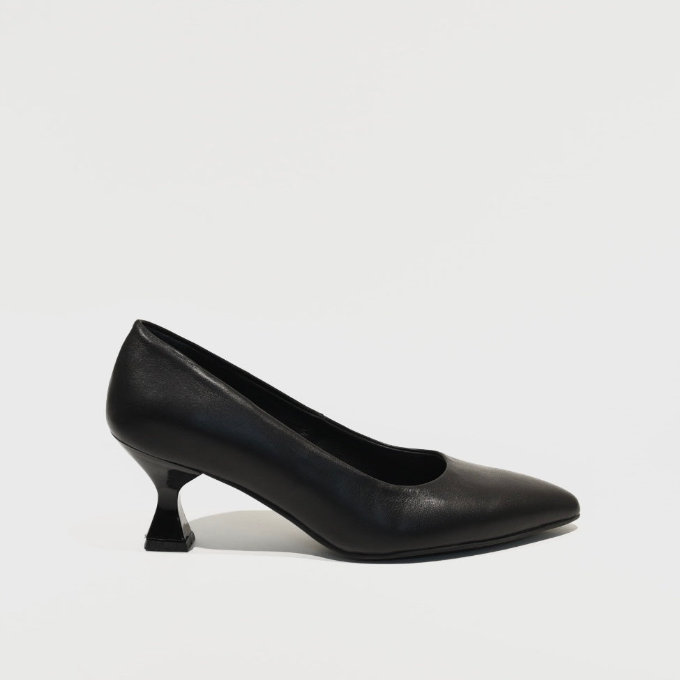 DFC Relax 100% Genuine Leather Greek Shoes in Black for Women