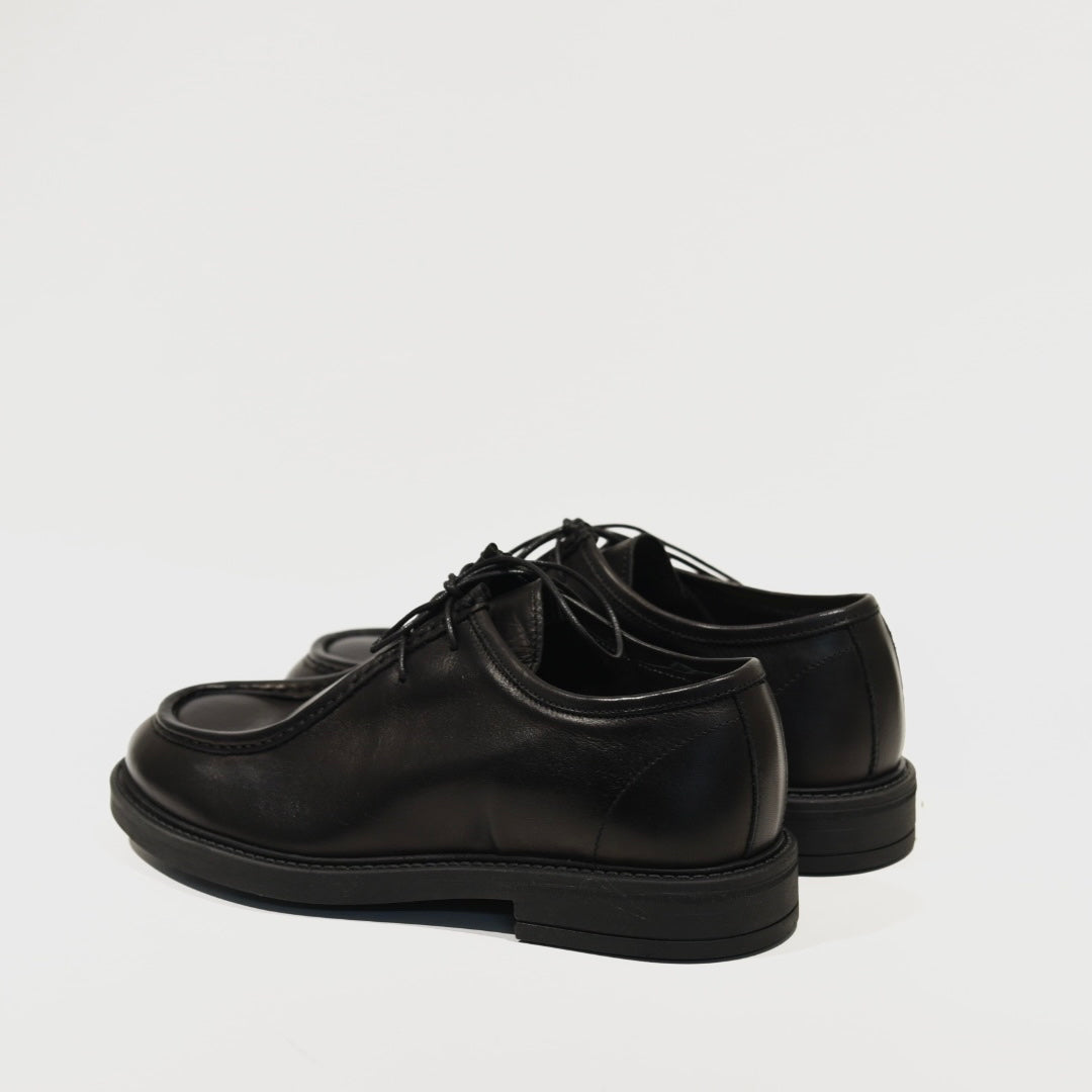 Shalapi Italian lace up shoes for men in black