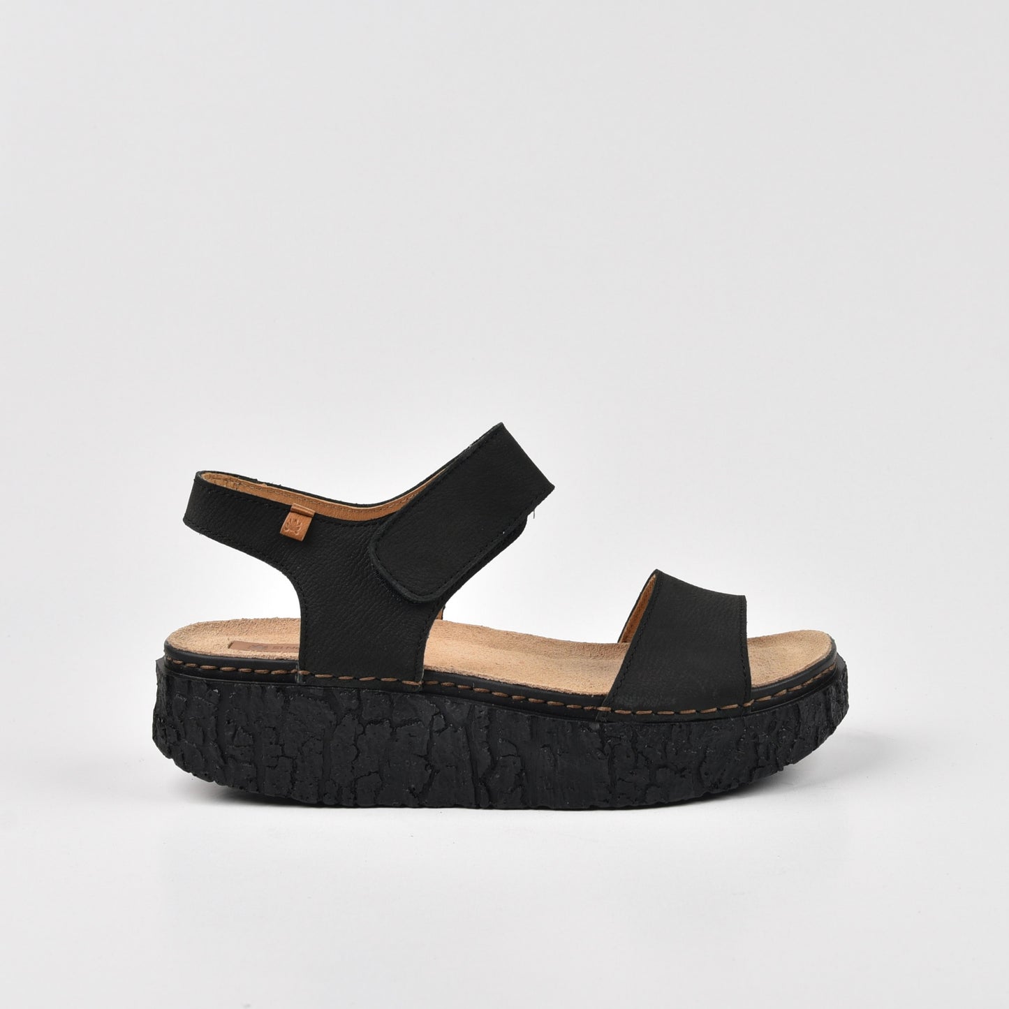 Art Spanish Strap Sandal for Women in Pleasant Black.
