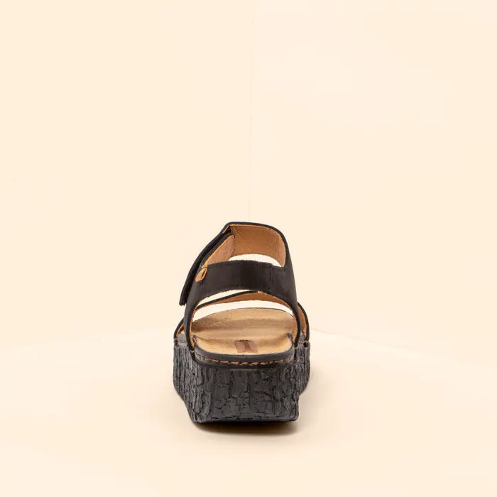 Art Spanish Strap Sandal for Women in Pleasant Black.