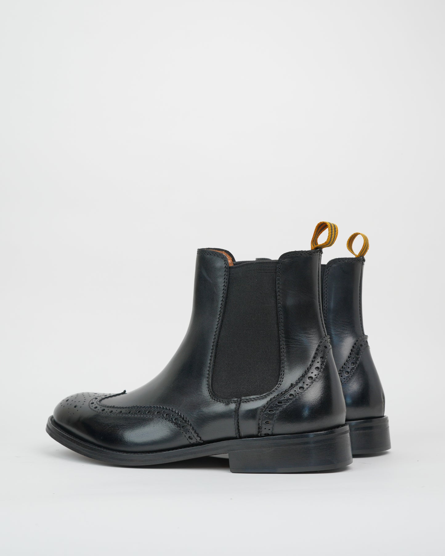 Shalapi oxford boots for men in black