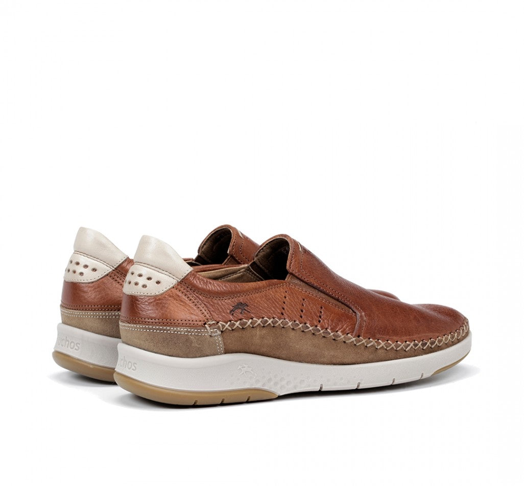 Fluchos Spanish loafers for men in Camel