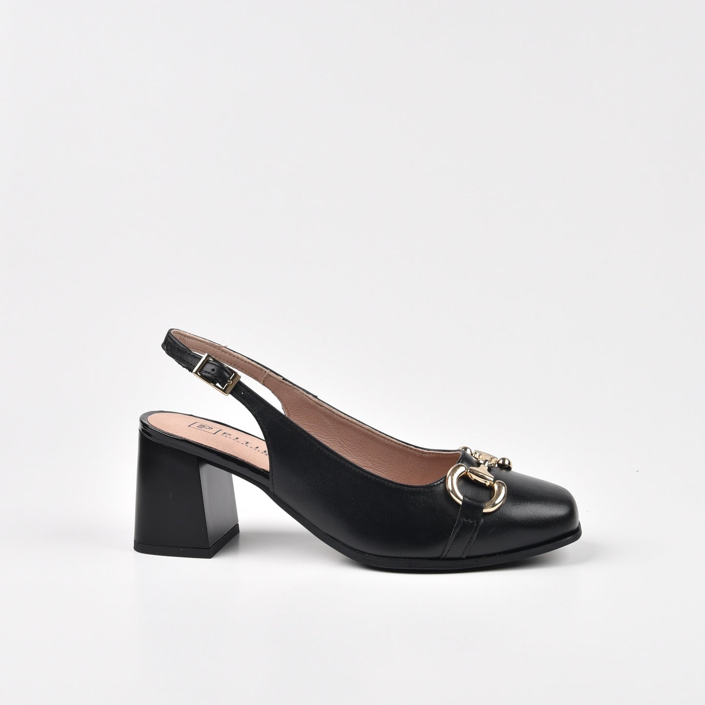 Pitillos Spanish High Heel Sandal for Women in Black.