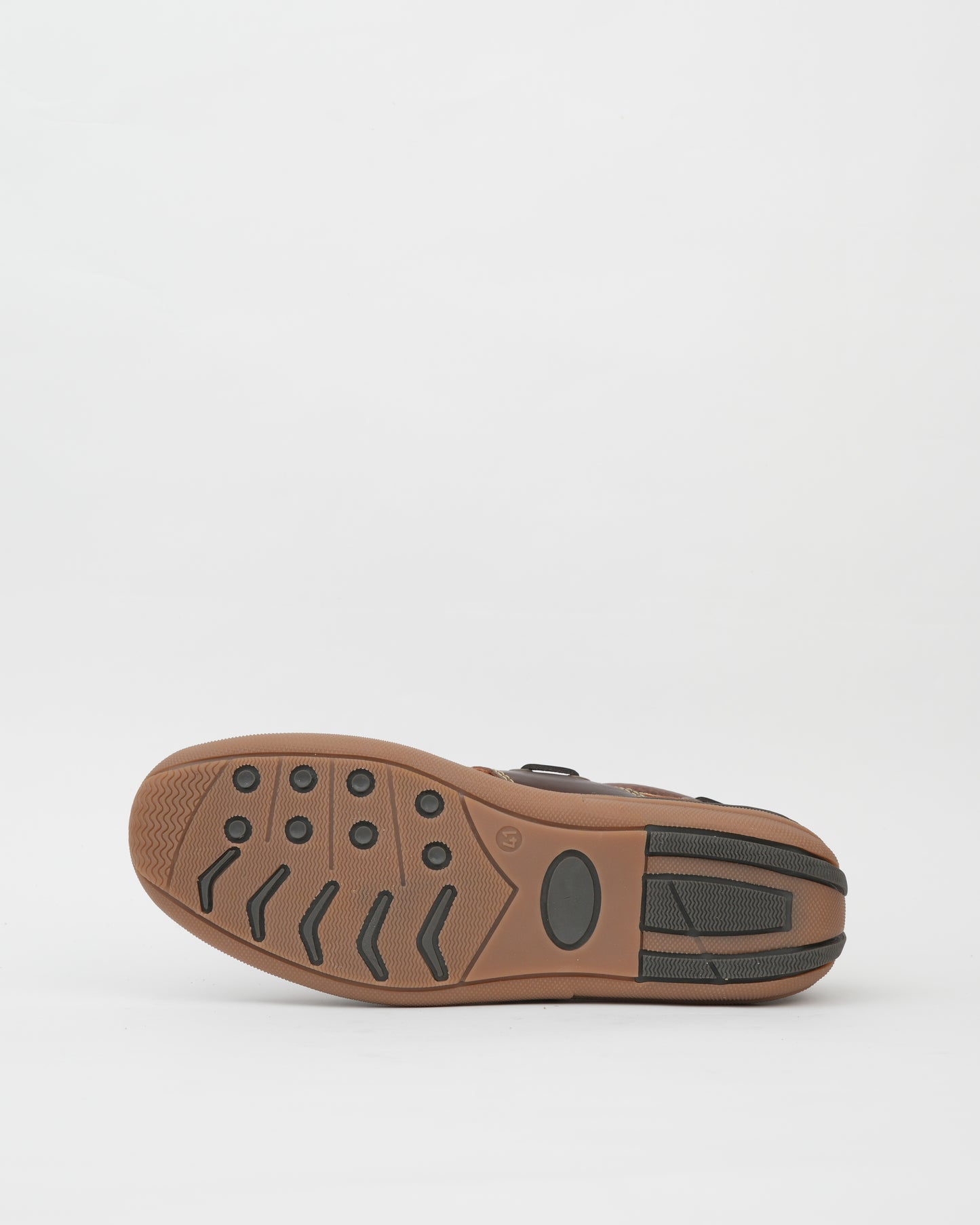 حذاء لوفر برتغالي من شالبي للرجال باللون البني