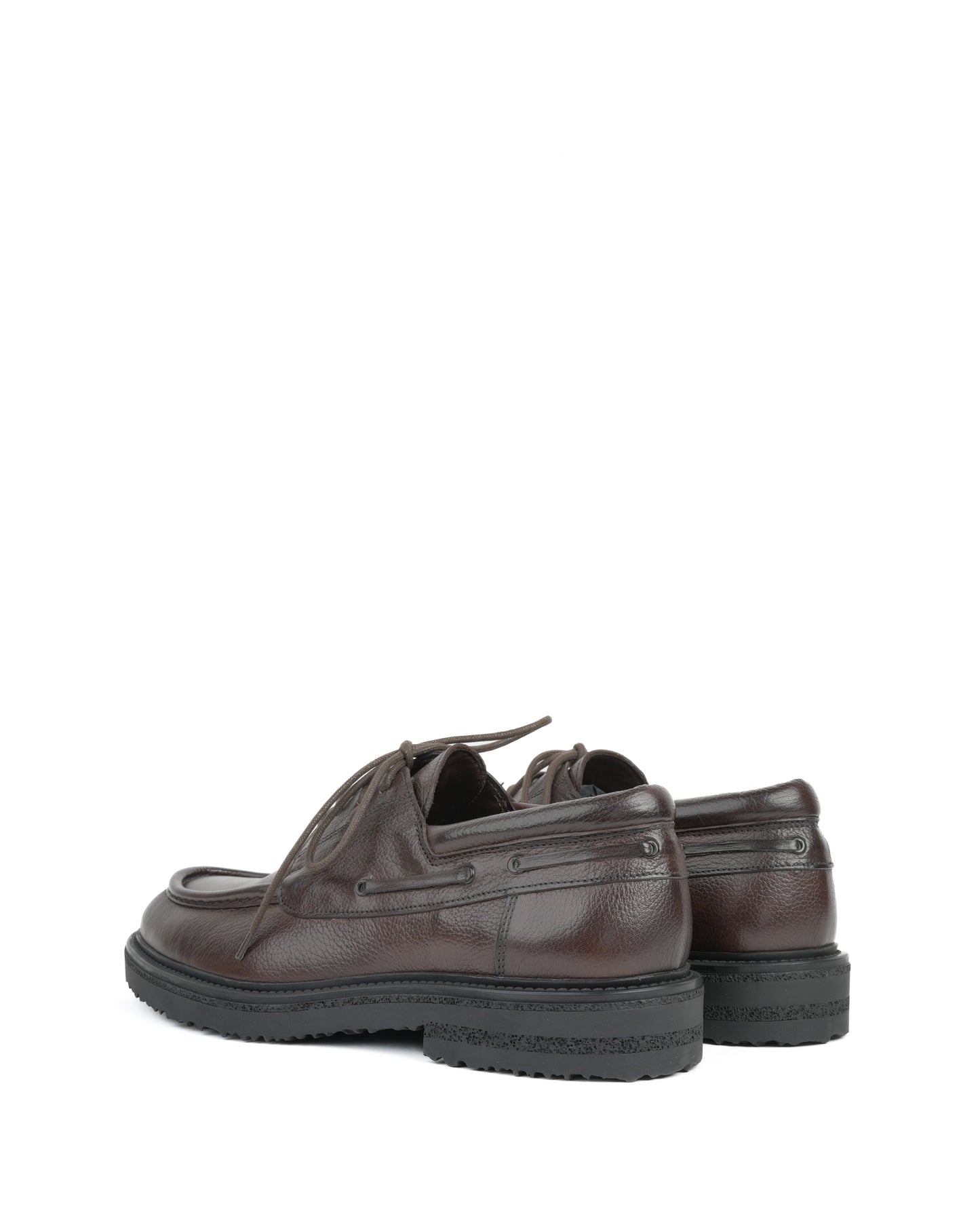 Shalapi shoes in grain leather for men in brown