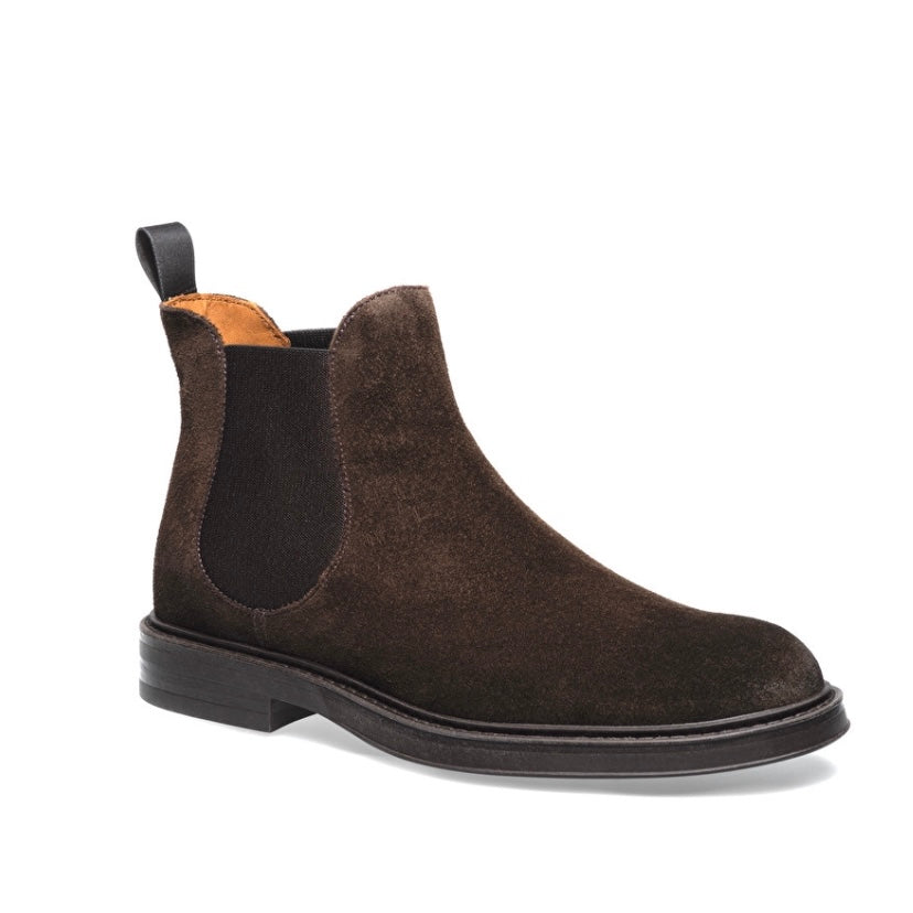 Frau Italian Chelsea Boots for men in Suede brown