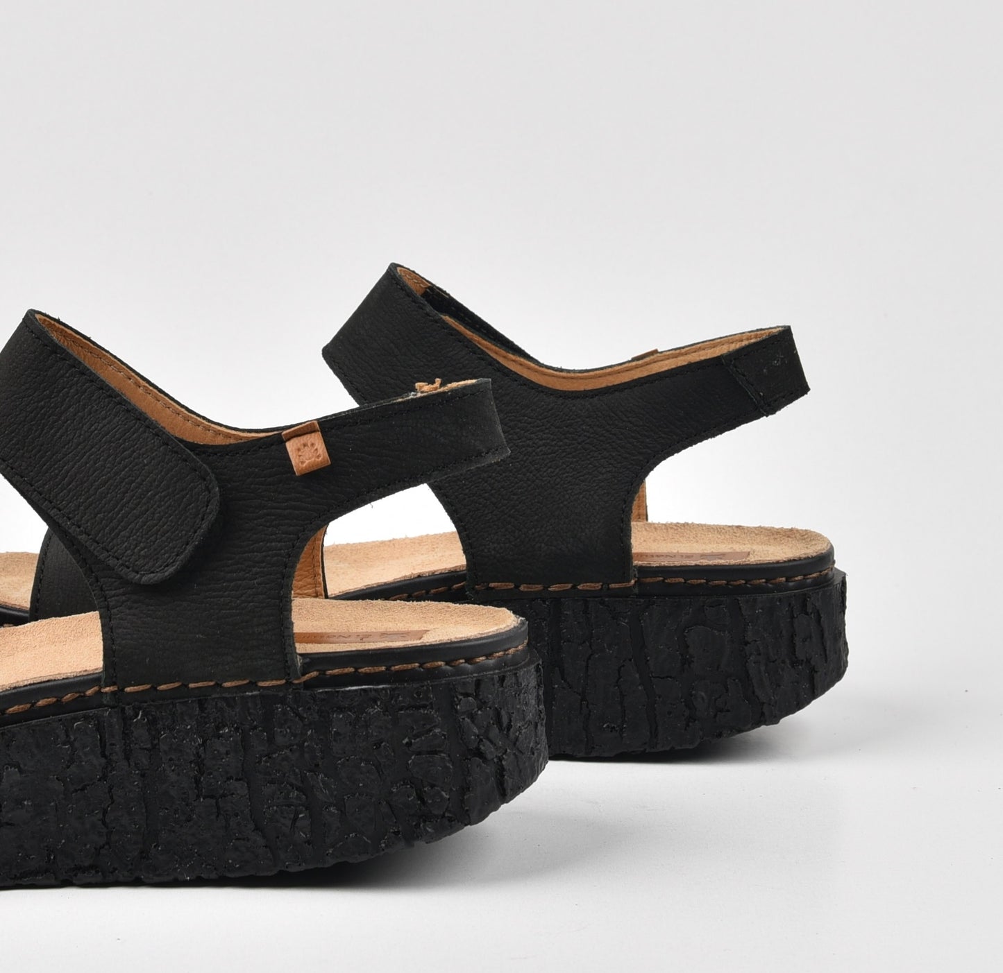 Art Spanish Strap Sandal for Women in Pleasant Black.