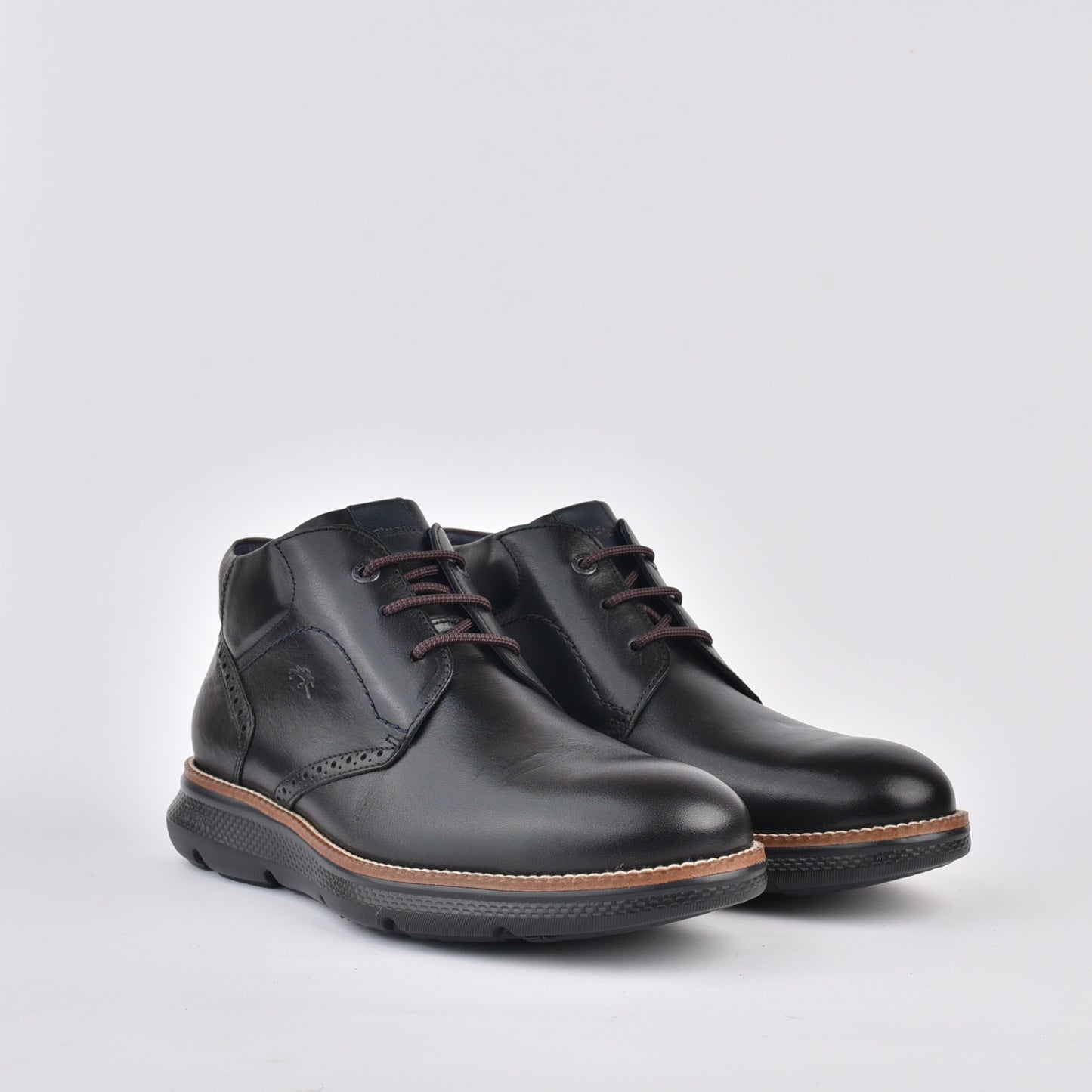 Fluchos Spanish boots for men in black