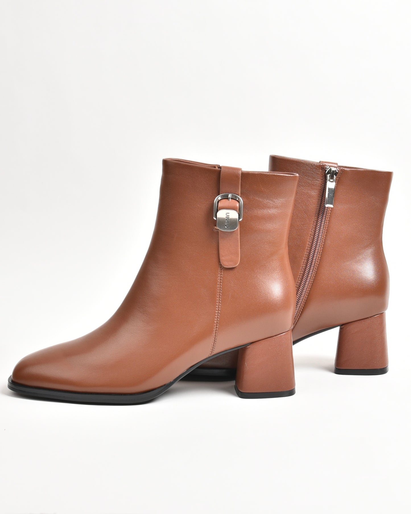 Shalapi mid ankle boots for women in camel