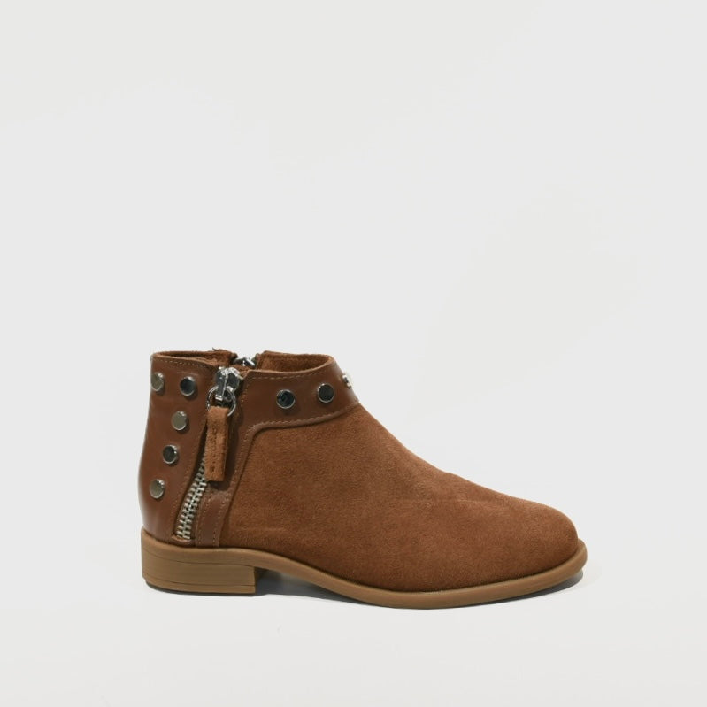 Turkish boots comfort for women in suede Camel