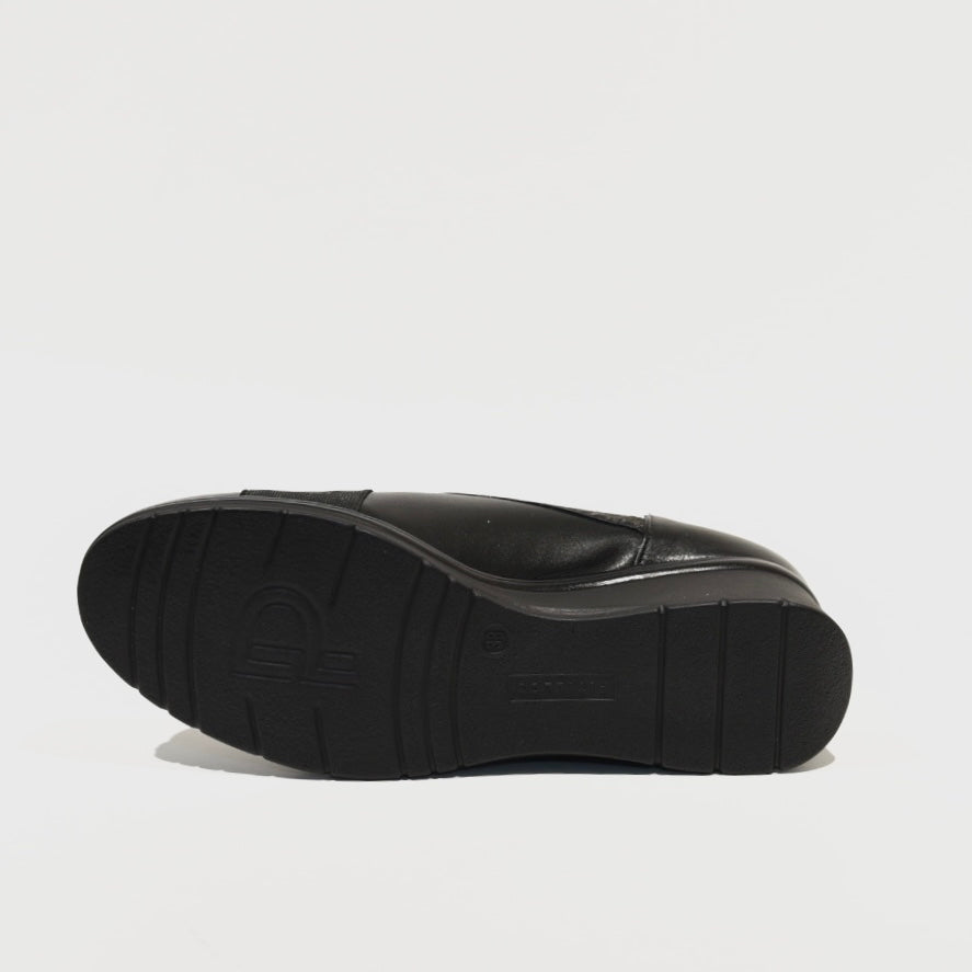 Pitillos 100% Genuine Leather Spanish Shoes in Black