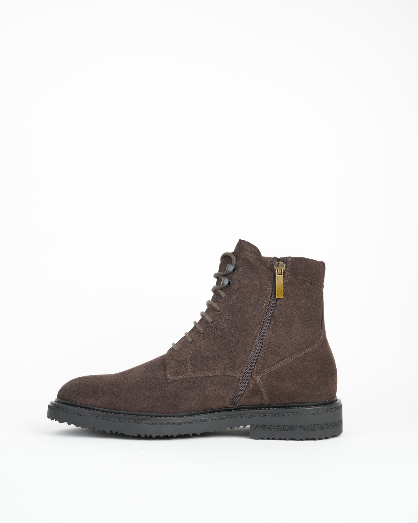 Shalapi boots in suede leather for men in brown