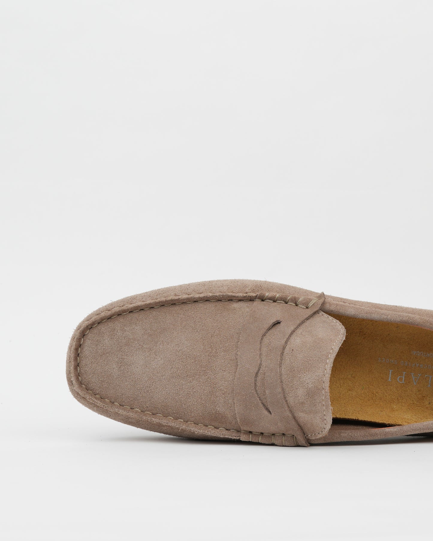 SHALAPI Portuguese loafers for men in suede beige