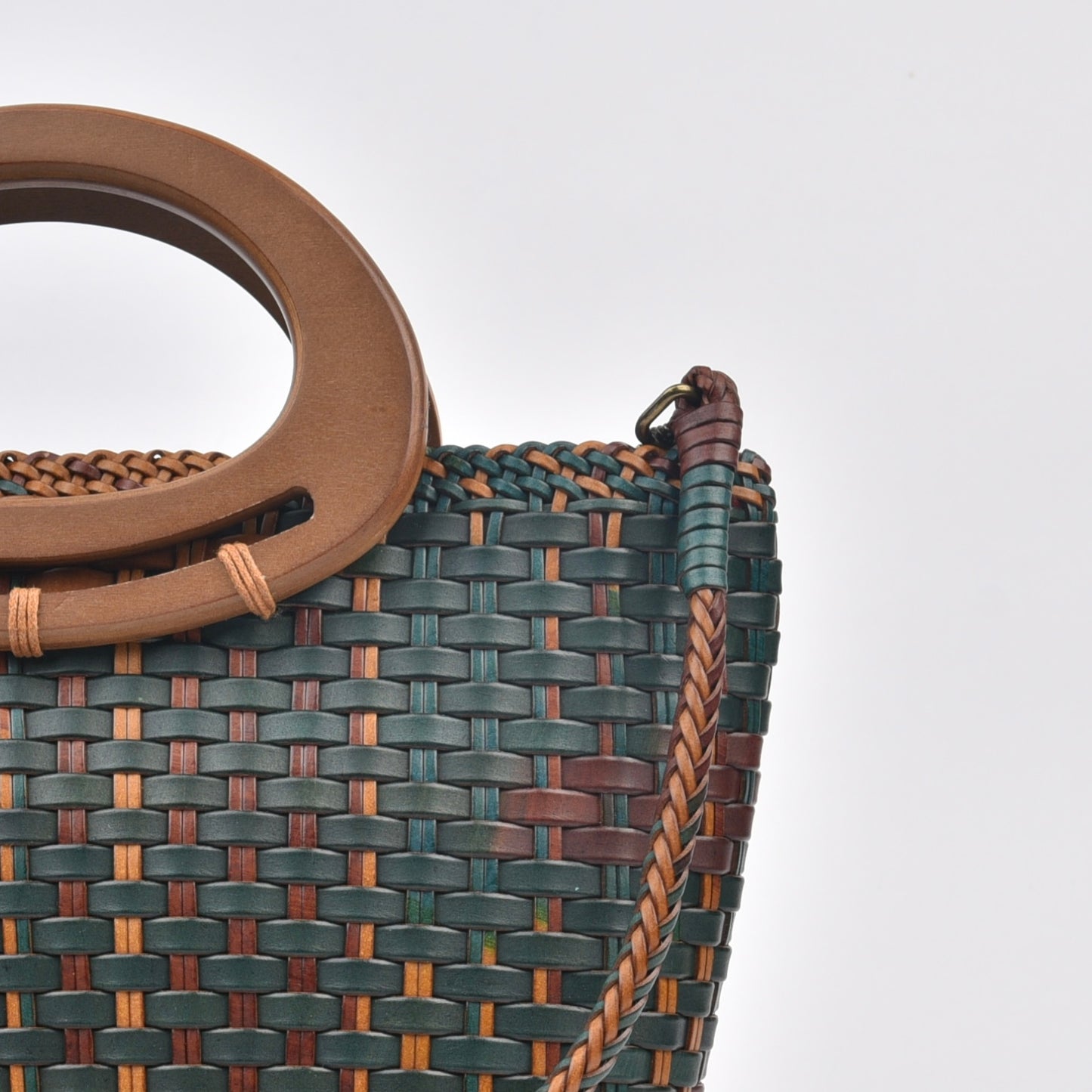 Genuine leather handbags for women in camel