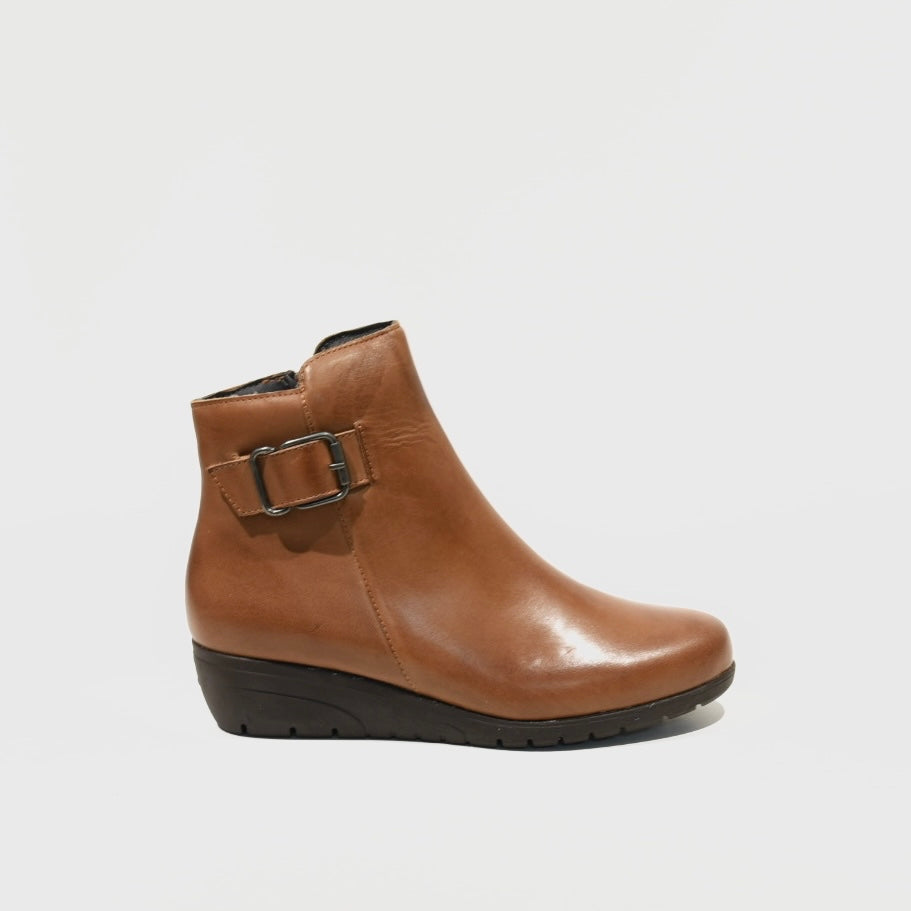 Pitillos 100% Genuine Leather Spanish Boots in Camel for women