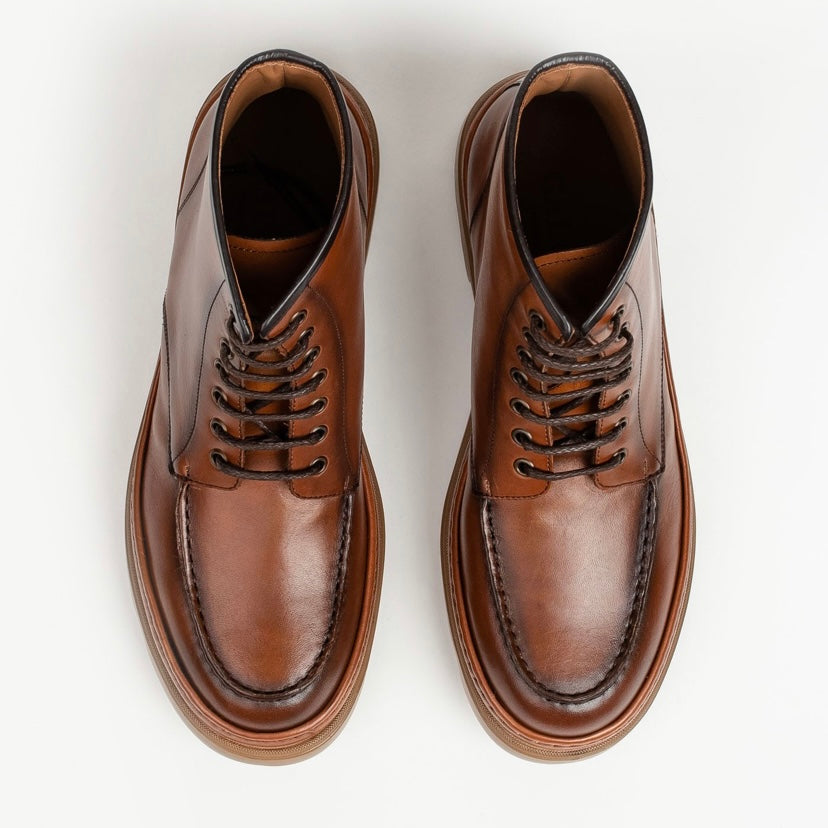 Calce spanish boots for men in Camel