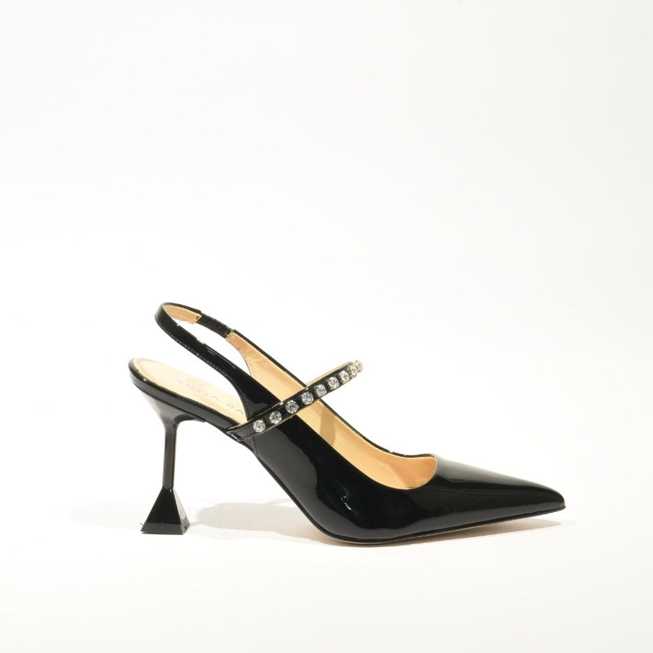 Sofia Baldi Turkish sandal heels for women in black