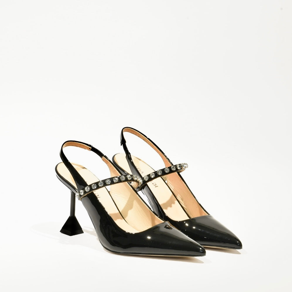 Sofia Baldi Turkish sandal heels for women in black