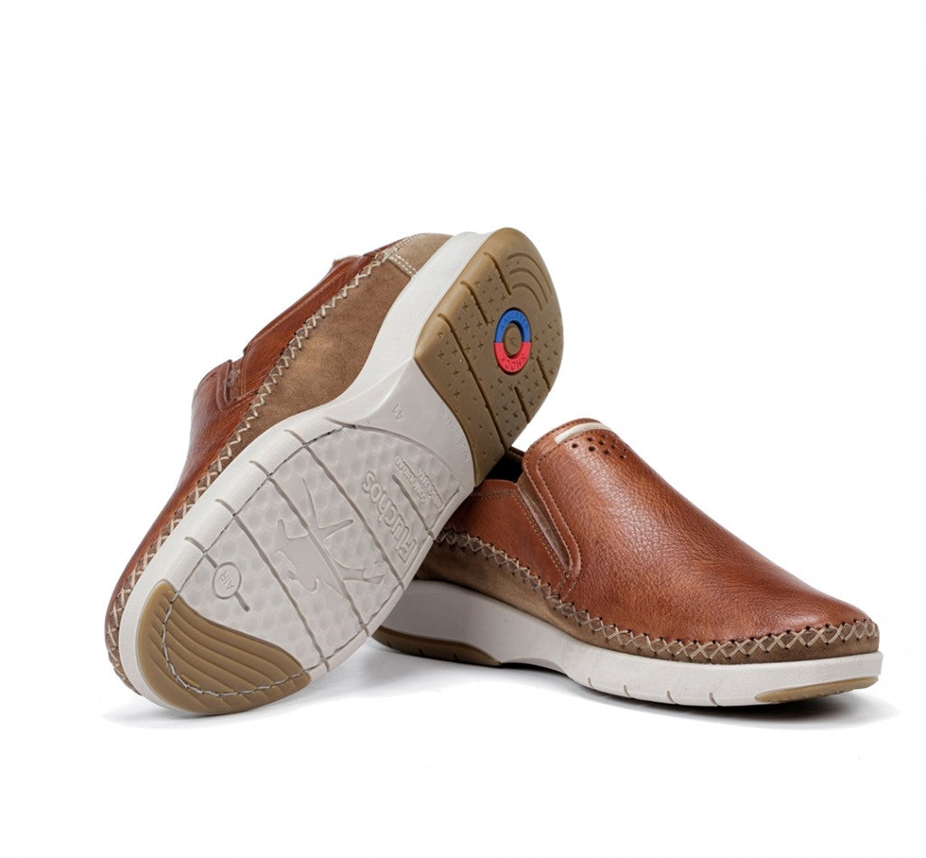 Fluchos Spanish loafers for men in Camel
