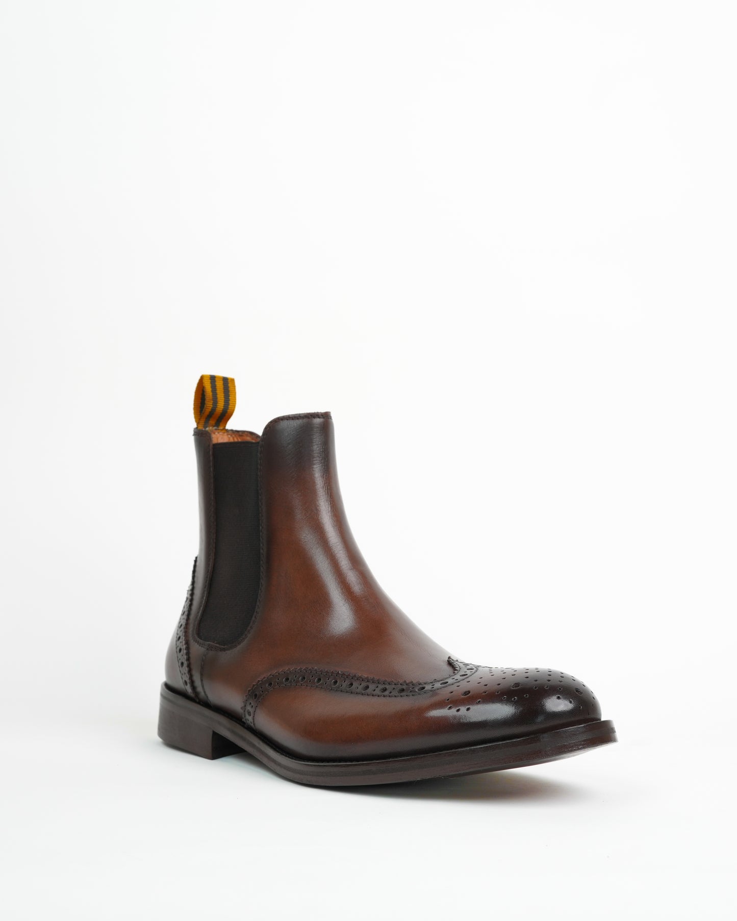 Shalapi oxford boots for men in brown