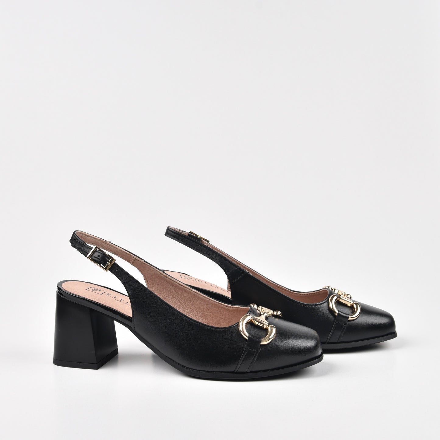 Pitillos Spanish High Heel Sandal for Women in Black.