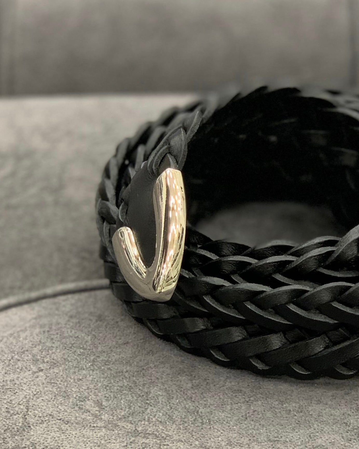 Shalapi Genuine leather belts for men in black