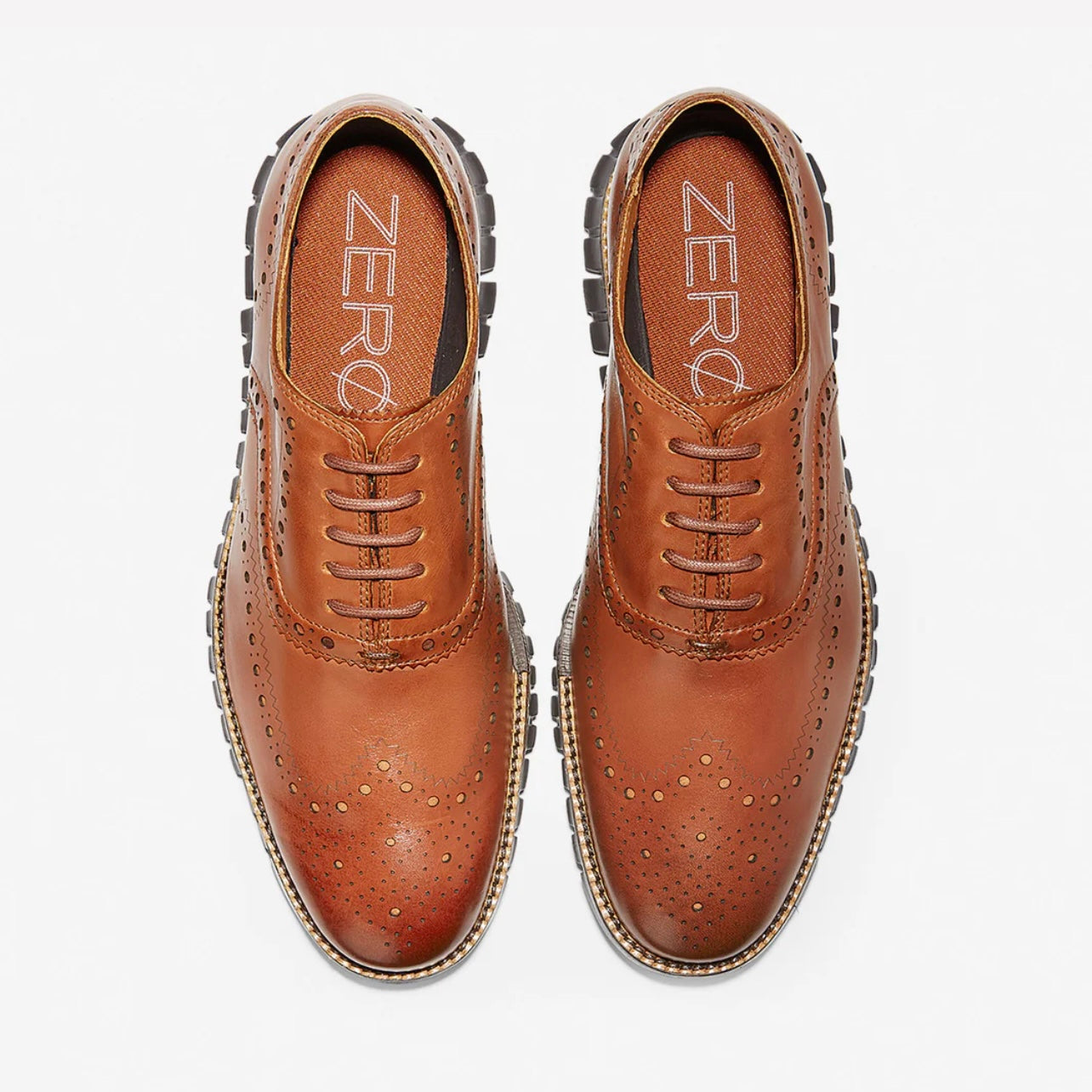 נעלי אוקספורד אמריקאיות של Cole Haan C29411 לגברים בצבע קאמל