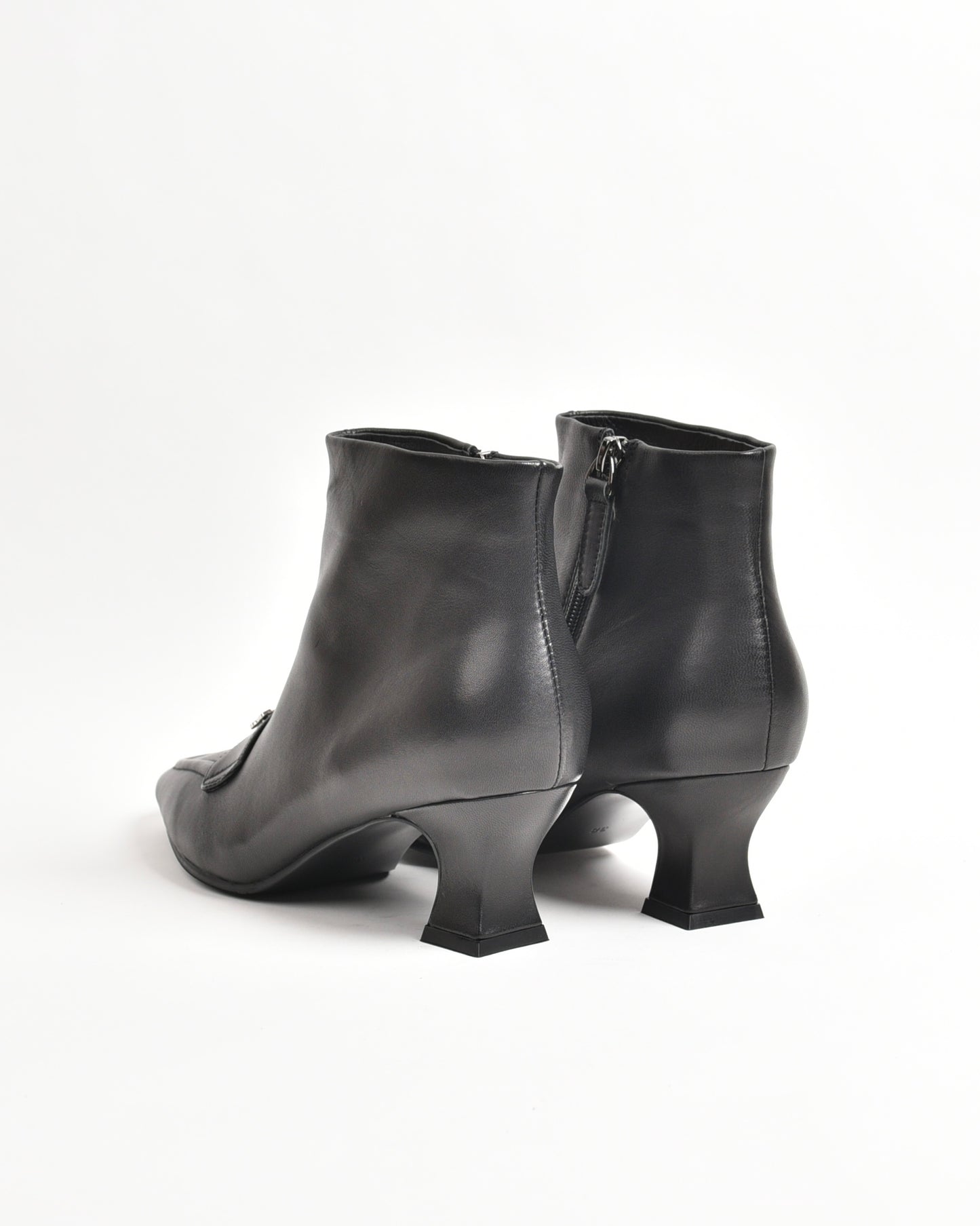 Shalapi mid ankle boots for women in black