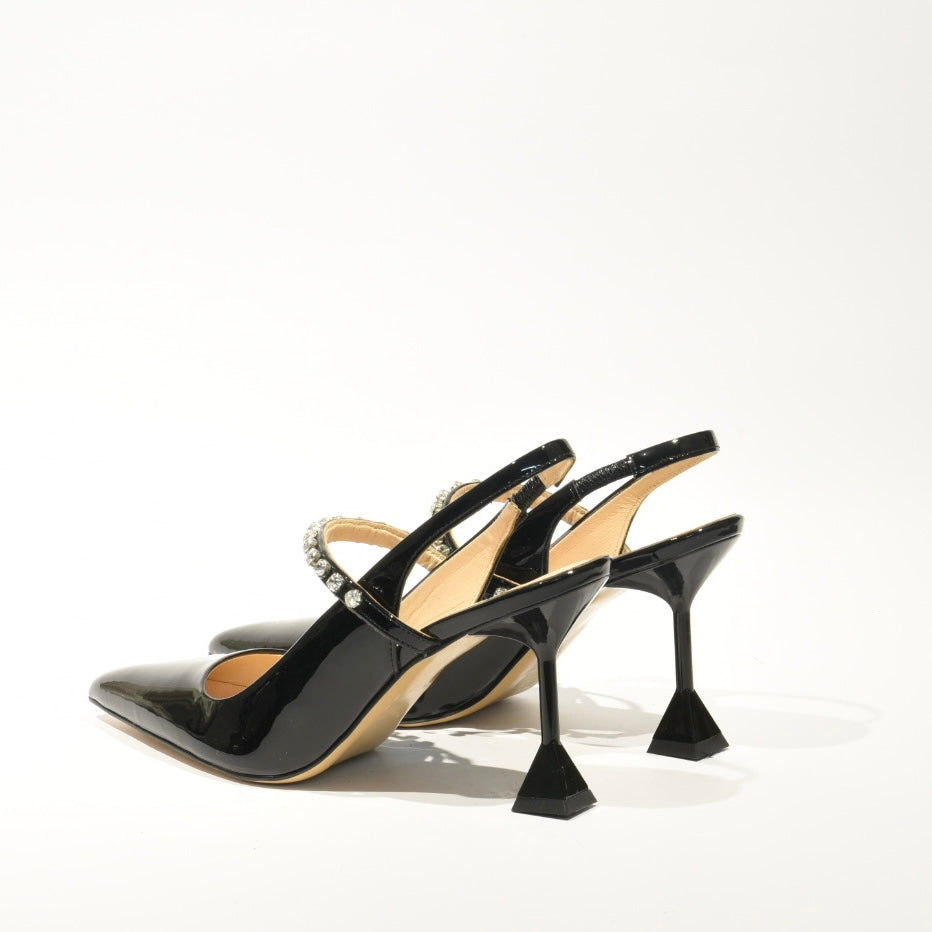 Sofia Baldi Turkish sandal heels for women in black