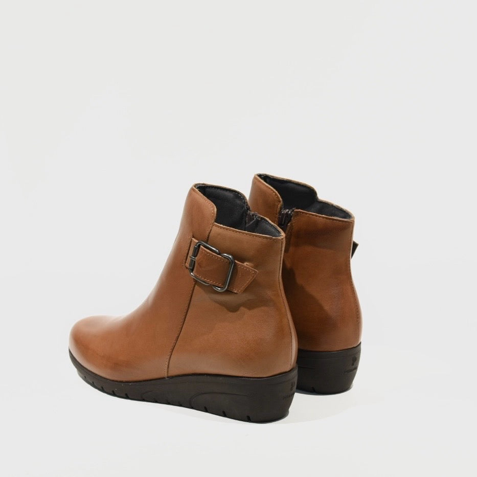 Pitillos 100% Genuine Leather Spanish Boots in Camel for women