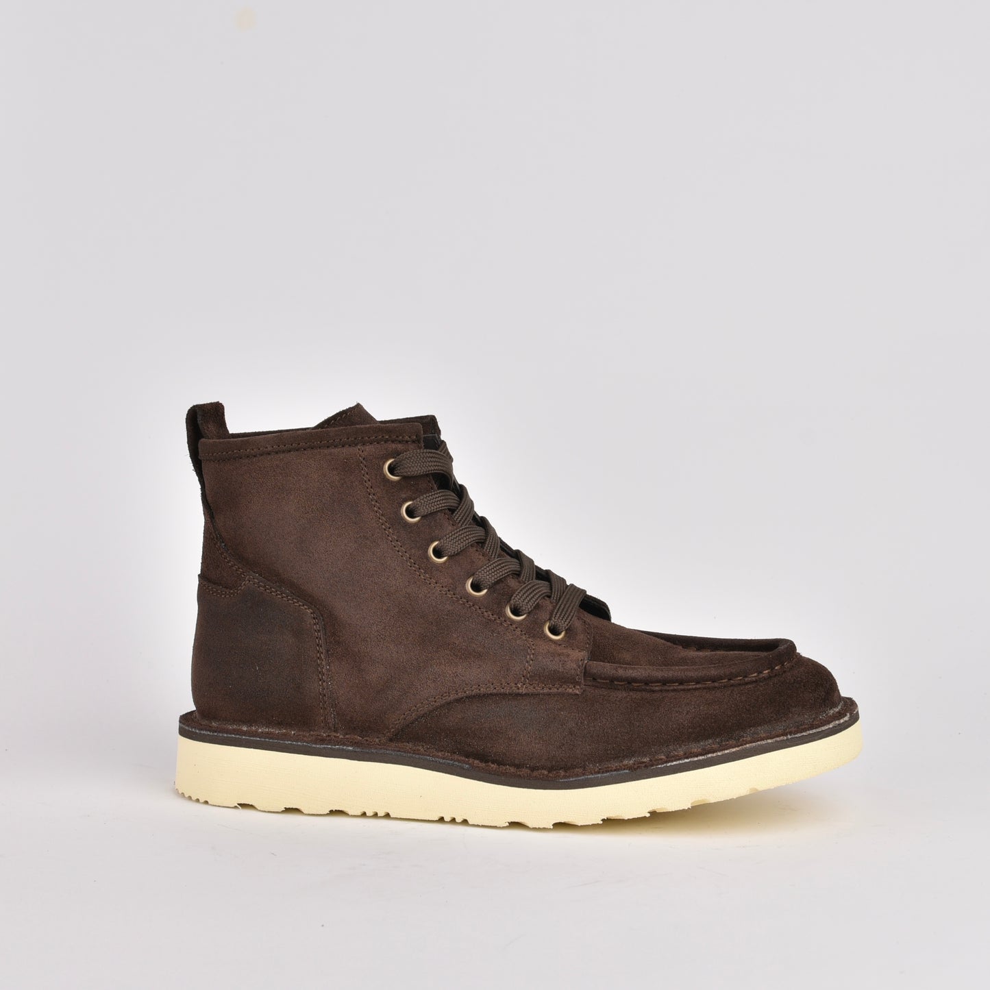 Kebo genuine leather Boots for men in suede brown