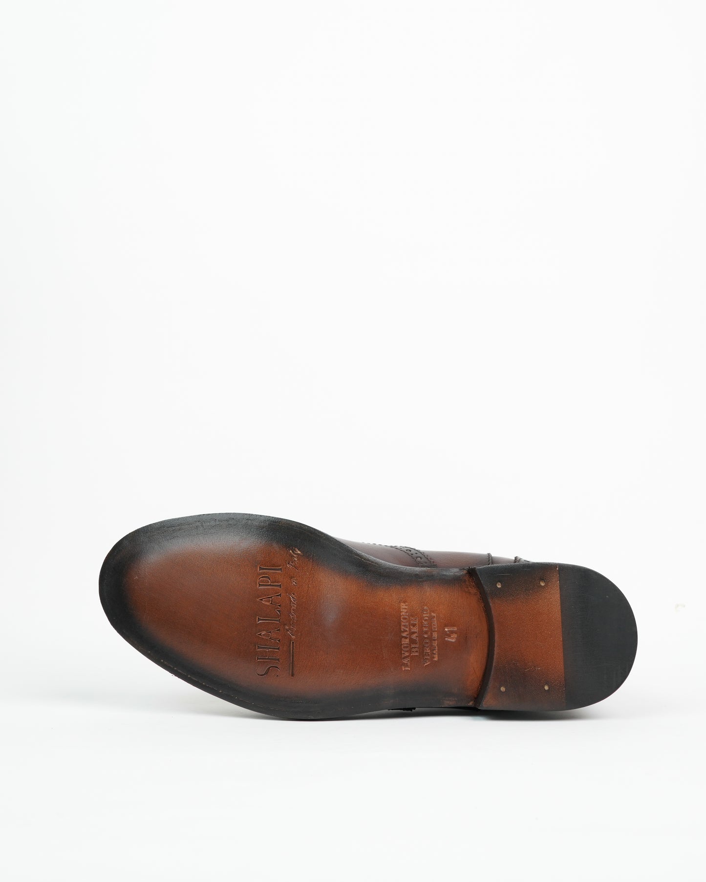 Shalapi oxford boots for men in brown