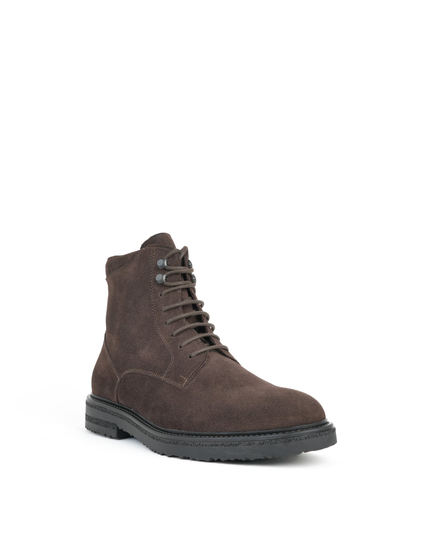 Shalapi boots in suede leather for men in brown