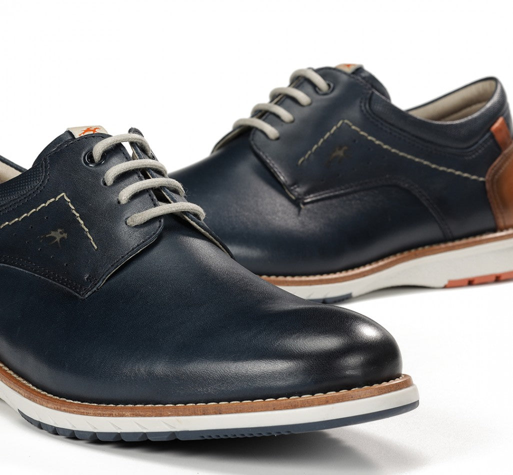Fluchos Spanish shoes for men in navy blue F1978