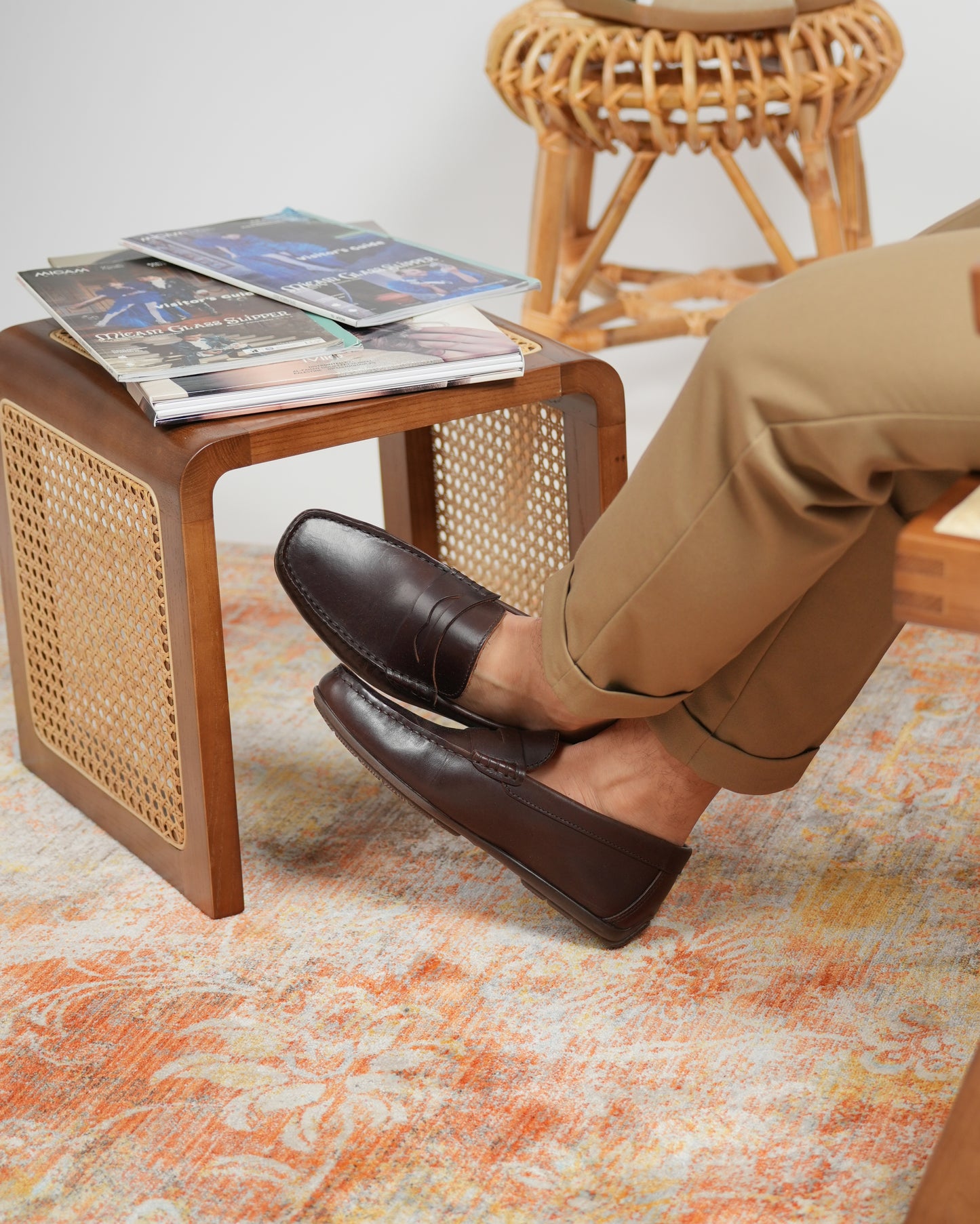 SHALAPI Portuguese loafers for men in brown