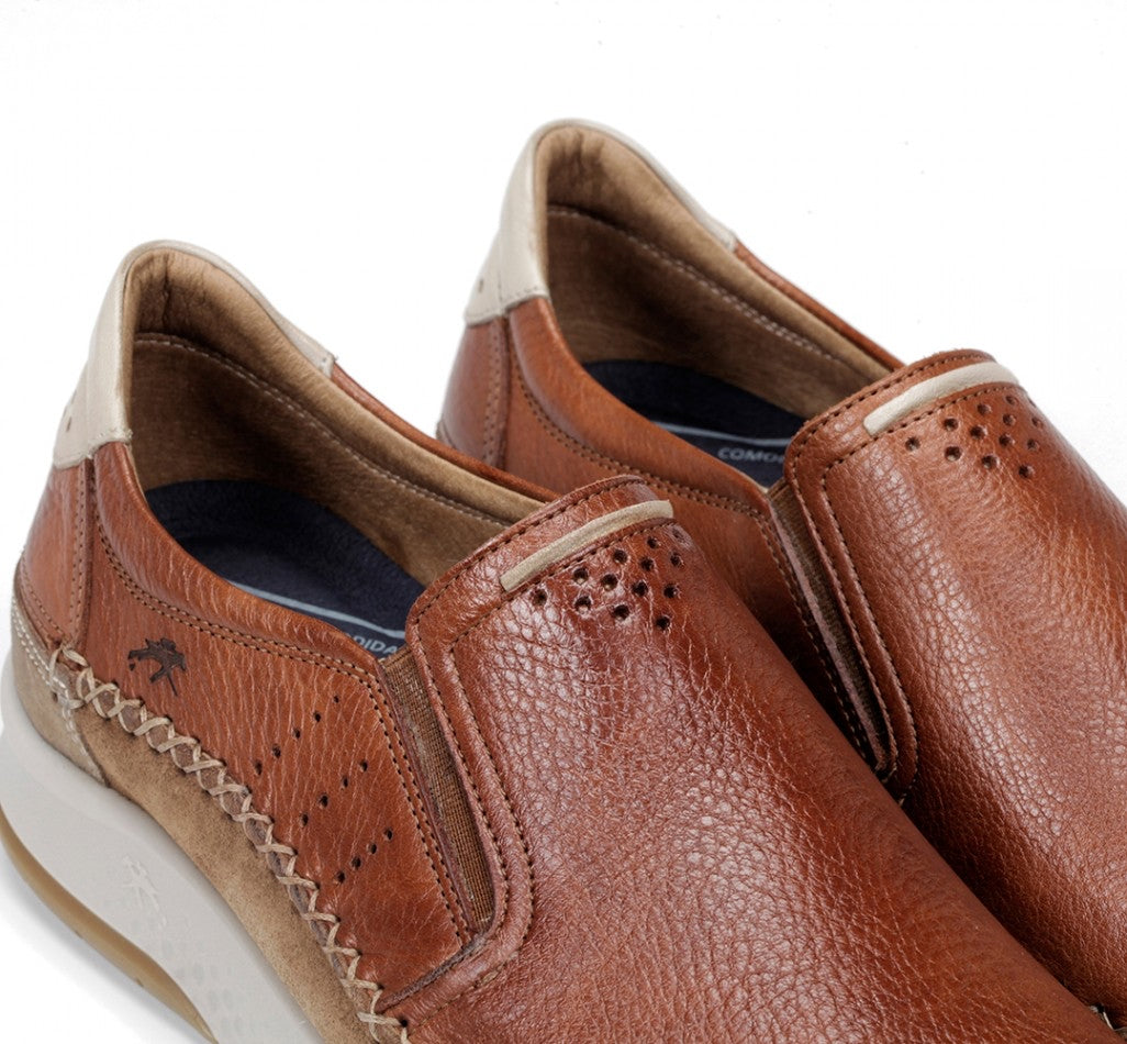 Fluchos Spanish loafers for men in Camel