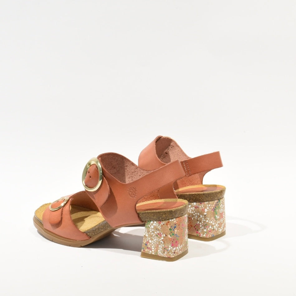 Spanish 100% Genuine Leather Sandal for Women in Soft Rose