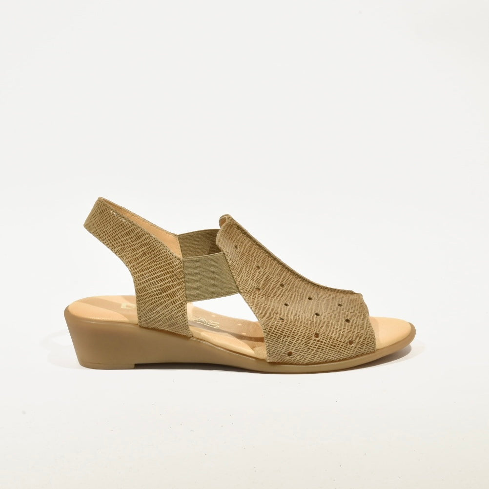 DFC Relax 100% Genuine Leather Greek Sandal for Women in Antique Camel