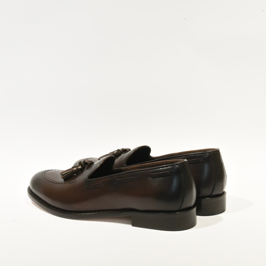 Italian Leather Dress Shoes for Men in Brown
