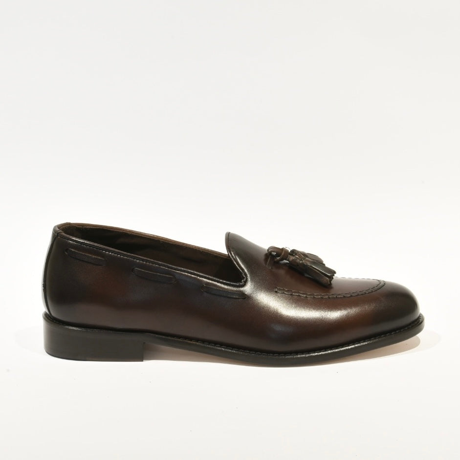 Italian Leather Dress Shoes for Men in Brown