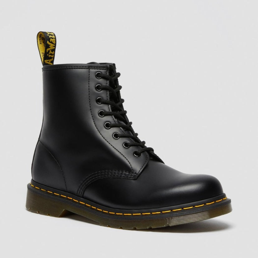 Dr.Martens ankle boots for women in shiny black